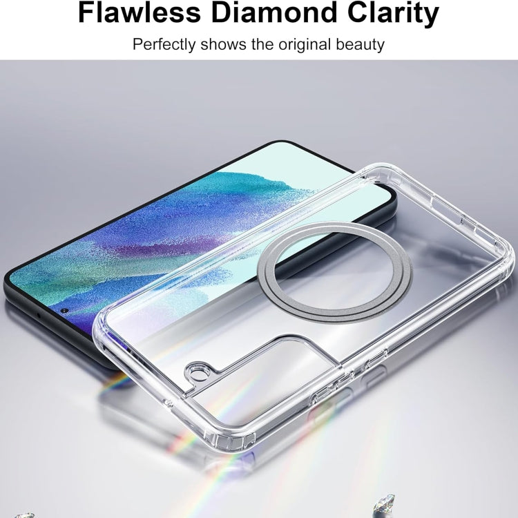 For Samsung Galaxy S21 5G Transparent Frosted MagSafe Phone Case - Galaxy S21 5G Cases by buy2fix | Online Shopping UK | buy2fix