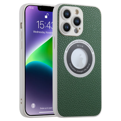 For iPhone 11 Glitter Lens MagSafe Magnetic Phone Case(Green) - iPhone 11 Cases by buy2fix | Online Shopping UK | buy2fix