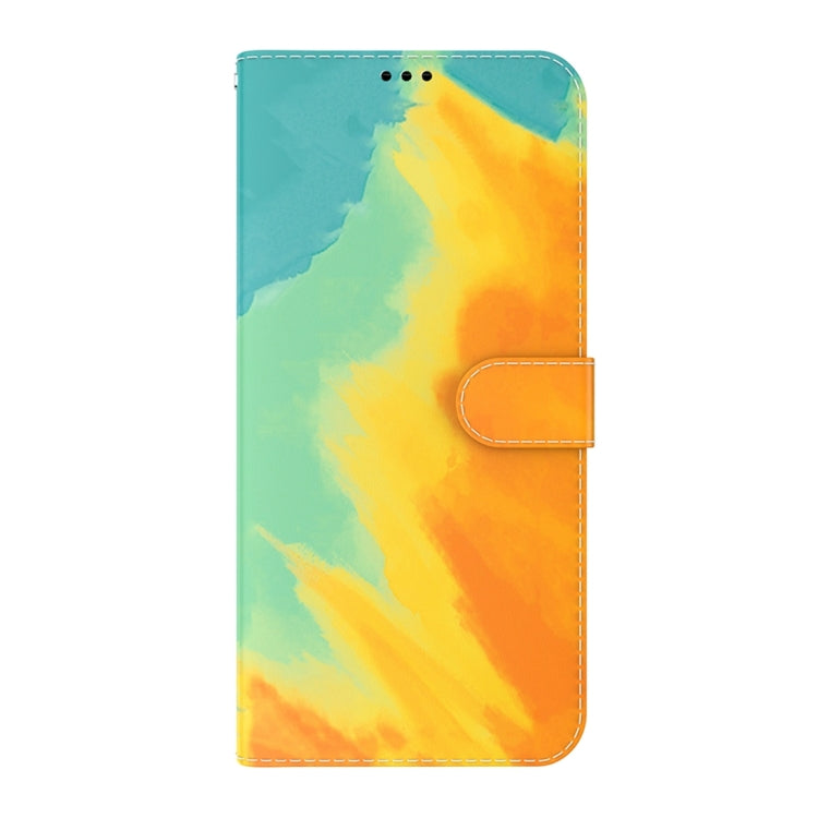 For OnePlus 11 Watercolor Pattern Flip Leather Phone Case(Autumn Leaf) - OnePlus Cases by buy2fix | Online Shopping UK | buy2fix