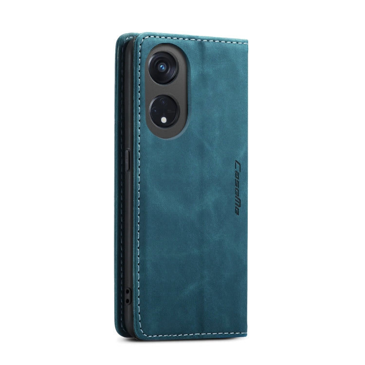 For OPPO Reno8 T 5G CaseMe 013 Multifunctional Horizontal Flip Leather Phone Case(Blue) - OPPO Cases by CaseMe | Online Shopping UK | buy2fix