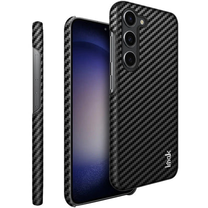 For Samsung Galaxy S23 5G imak Ruiyi Series Carbon Fiber PU + PC Phone Case(Black) - Galaxy S23 5G Cases by imak | Online Shopping UK | buy2fix