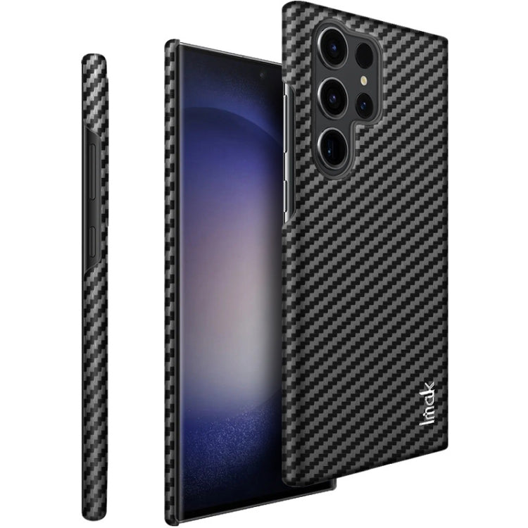 For Samsung Galaxy S23 Ultra 5G imak Ruiyi Series Carbon Fiber PU + PC Phone Case(Black) - Galaxy S23 Ultra 5G Cases by imak | Online Shopping UK | buy2fix