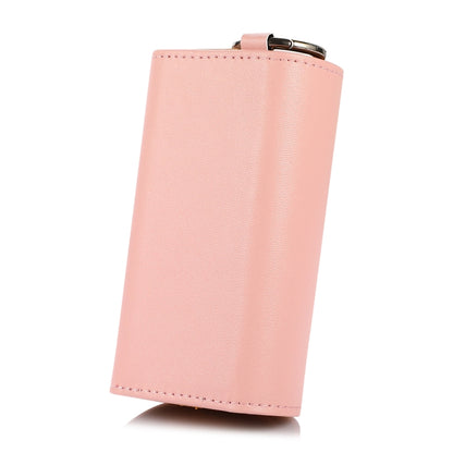 For IQOS ILUMA Pentagram Rivet Leather Texture Flip Electronic Cigarette Storage Bag with Hook(Leather Pink+Silver Pentagram) - E Cigarette Accessories by buy2fix | Online Shopping UK | buy2fix