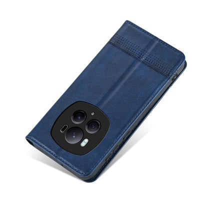 For Honor Magic6 Pro AZNS Magnetic Calf Texture Flip Leather Phone Case(Dark Blue) - Honor Cases by AZNS | Online Shopping UK | buy2fix