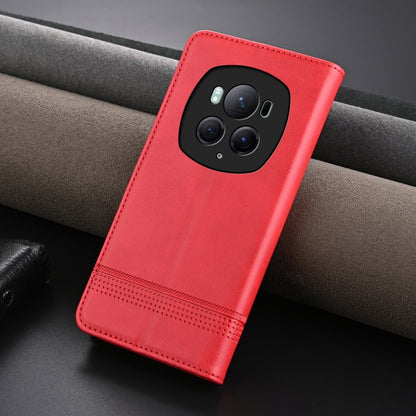 For Honor Magic6 Pro AZNS Magnetic Calf Texture Flip Leather Phone Case(Red) - Honor Cases by AZNS | Online Shopping UK | buy2fix