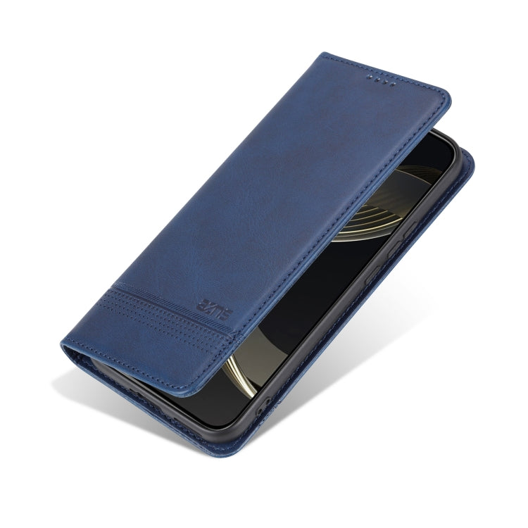 For Honor 200 Pro AZNS Magnetic Calf Texture Flip Leather Phone Case(Dark Blue) - Honor Cases by AZNS | Online Shopping UK | buy2fix