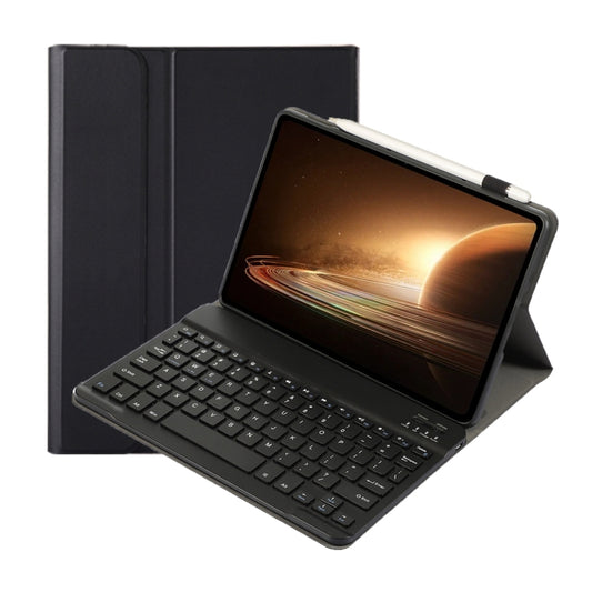 For OPPO Pad 2 11.61 inch 2023 OP13 Lambskin Texture Ultra-thin Detachable Bluetooth Keyboard Leather Case(Black) - Others Keyboard by buy2fix | Online Shopping UK | buy2fix