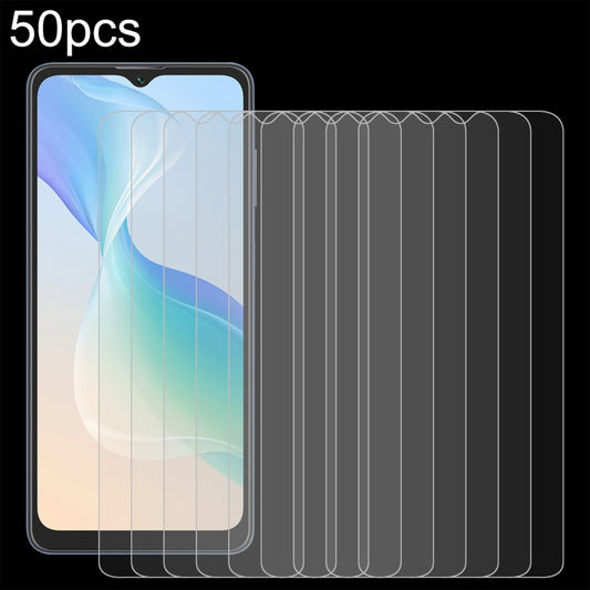 For Blackview Oscal C30 Pro 50pcs 0.26mm 9H 2.5D Tempered Glass Film - For Blackview by buy2fix | Online Shopping UK | buy2fix