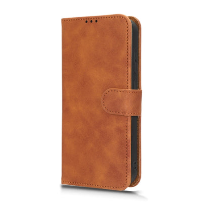 For Doogee X97 / X97 Pro Skin Feel Magnetic Flip Leather Phone Case(Brown) - Doogee Cases by buy2fix | Online Shopping UK | buy2fix