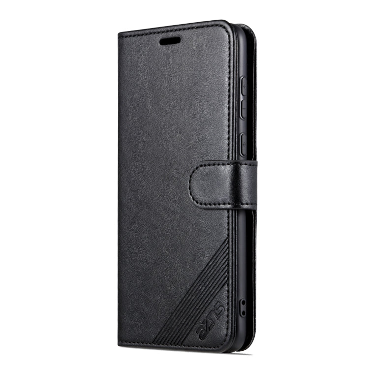 For Huawei P60 Art AZNS Sheepskin Texture Flip Leather Phone Case(Black) - Huawei Cases by AZNS | Online Shopping UK | buy2fix