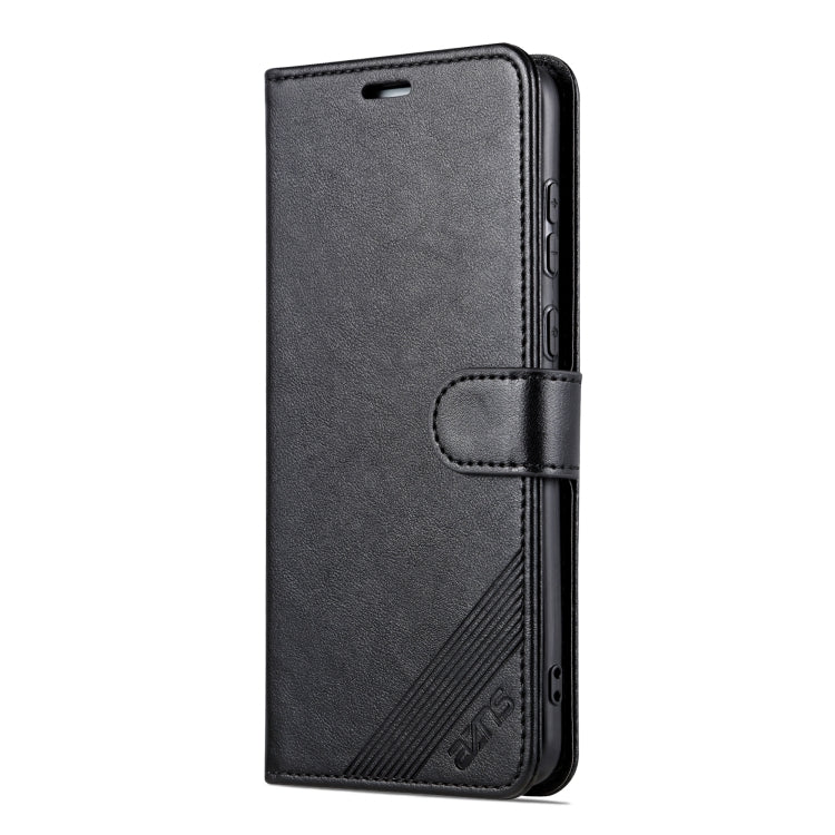 For Huawei P60 / P60 Pro AZNS Sheepskin Texture Flip Leather Phone Case(Black) - Huawei Cases by AZNS | Online Shopping UK | buy2fix