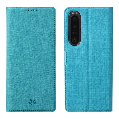 For Sony Xperia 1 V ViLi DMX Series Shockproof Magnetic Leather Phone Case(Blue) - Sony Cases by ViLi | Online Shopping UK | buy2fix