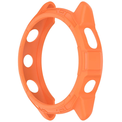 For Garmin Forerunner 265 Armor Hollow Watch Protective Case(Orange) - Watch Cases by buy2fix | Online Shopping UK | buy2fix