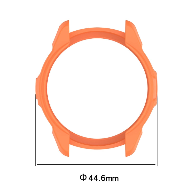 For Garmin Forerunner 265 Armor Hollow Watch Protective Case(Orange) - Watch Cases by buy2fix | Online Shopping UK | buy2fix