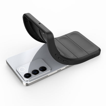 For vivo S16e 5G Magic Shield TPU + Flannel Phone Case(White) - vivo Cases by buy2fix | Online Shopping UK | buy2fix