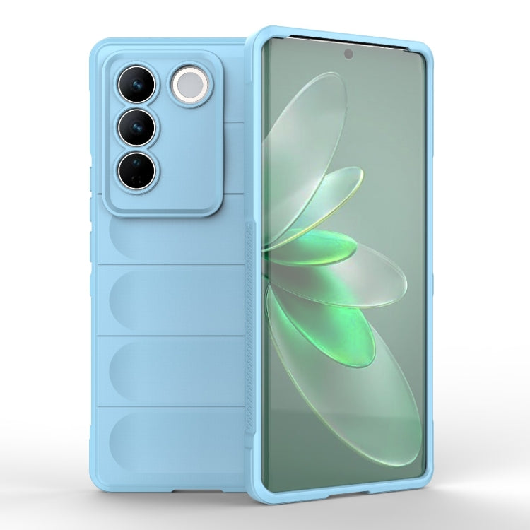 For vivo S16 Pro 5G Magic Shield TPU + Flannel Phone Case(Light Blue) - vivo Cases by buy2fix | Online Shopping UK | buy2fix