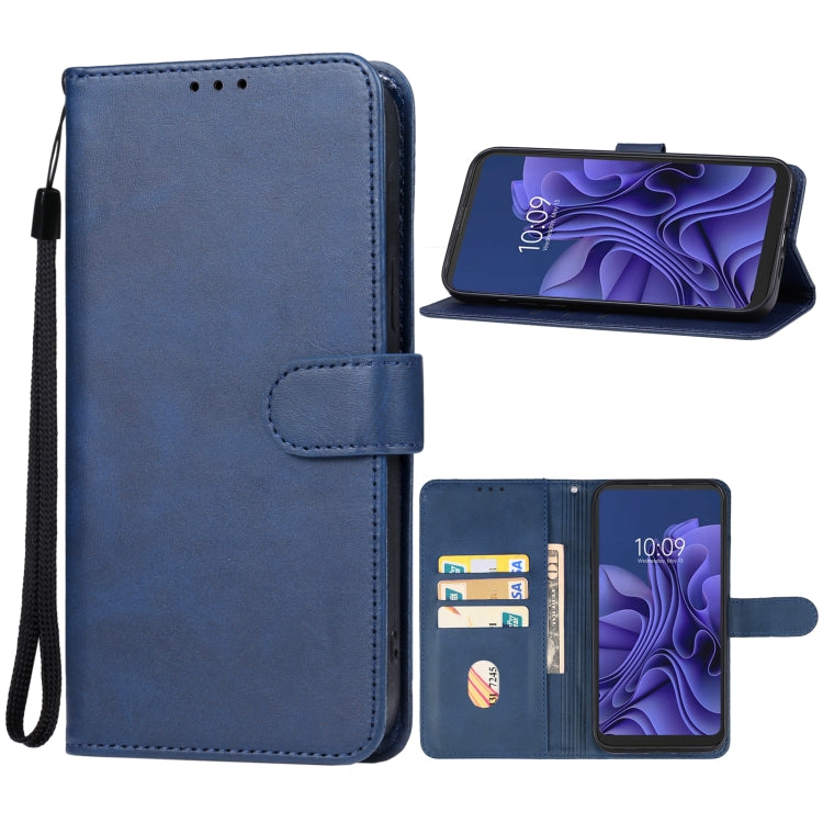 For Blackview BV5300 Leather Phone Case(Blue) - More Brand by buy2fix | Online Shopping UK | buy2fix