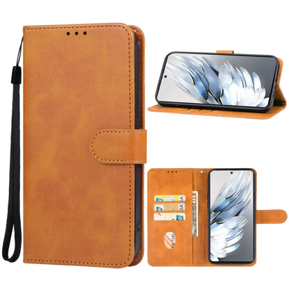 For ZTE nubia Z50S Pro Leather Phone Case(Brown) - ZTE Cases by buy2fix | Online Shopping UK | buy2fix