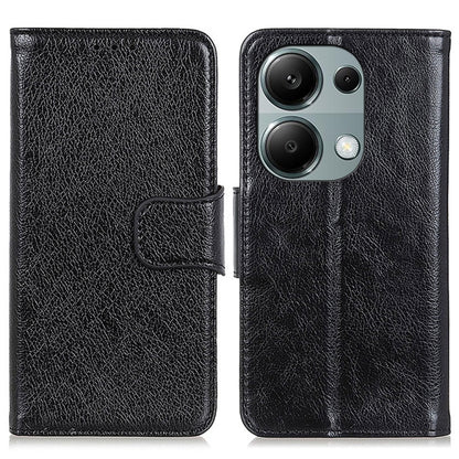 For Xiaomi Redmi Note 13 Pro 4G / POCO M6 Pro Nappa Texture Horizontal Flip Leather Phone Case(Black) - Note 13 Pro Cases by buy2fix | Online Shopping UK | buy2fix