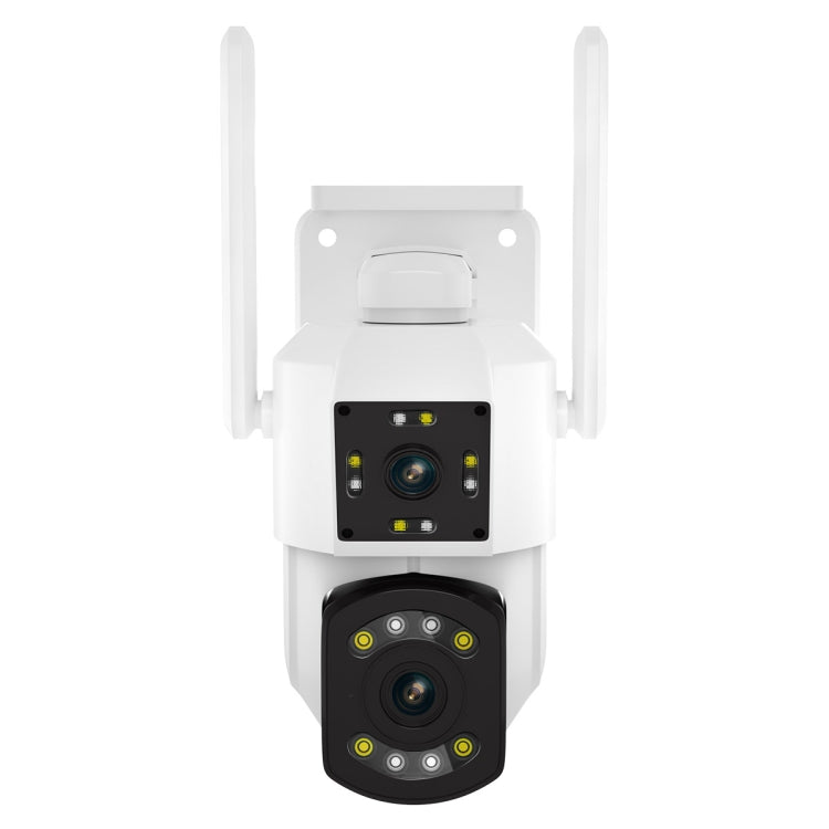 ESCAM PT210 2x3MP Dual Lens Dual Screen Monitor WiFi Camera Support Two-way Voice & Motion Detection & Cloud Storage(UK Plug) - Wireless Camera by ESCAM | Online Shopping UK | buy2fix