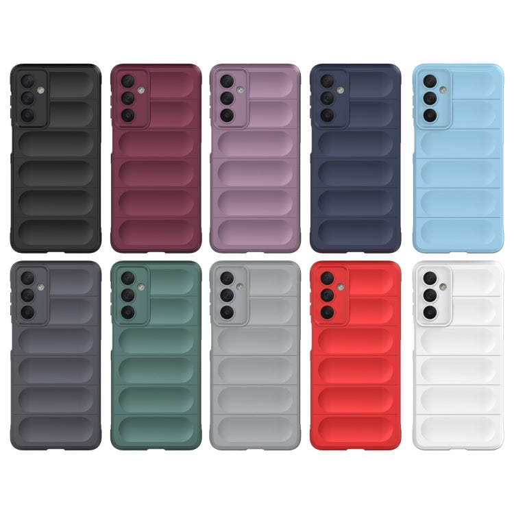 For Samsung Galaxy M54 5G Magic Shield TPU + Flannel Phone Case(White) - Galaxy Phone Cases by buy2fix | Online Shopping UK | buy2fix