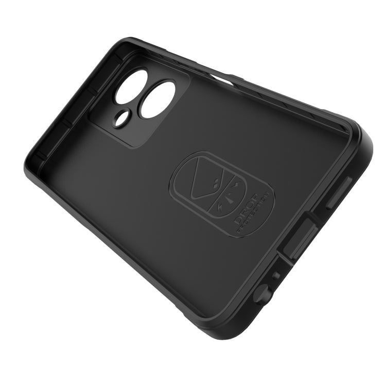 For vivo Y27 4G Global Magic Shield TPU + Flannel Phone Case(Grey) - vivo Cases by buy2fix | Online Shopping UK | buy2fix