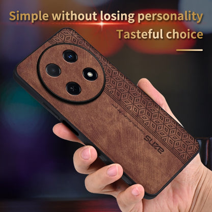 For Huawei Enjoy 70 pro AZNS 3D Embossed Skin Feel Phone Case(Brown) - Huawei Cases by AZNS | Online Shopping UK | buy2fix