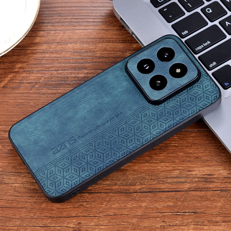 For Xiaomi 14 Pro AZNS 3D Embossed Skin Feel Phone Case(Dark Green) - 14 Pro Cases by AZNS | Online Shopping UK | buy2fix