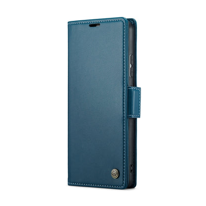 For Xiaomi 12T /12T Pro/Redmi K50 Ultra CaseMe 023 Butterfly Buckle Litchi Texture RFID Anti-theft Leather Phone Case(Blue) - Xiaomi Cases by CaseMe | Online Shopping UK | buy2fix