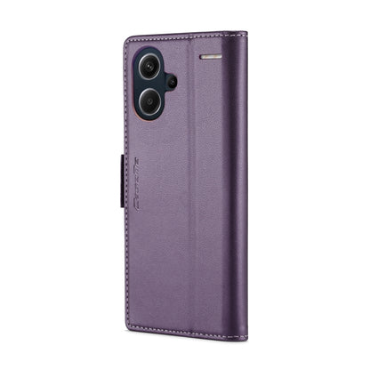 For Xiaomi Redmi Note 13 Pro+ 5G CaseMe 023 Butterfly Buckle Litchi Texture RFID Anti-theft Leather Phone Case(Pearly Purple) - Xiaomi Cases by CaseMe | Online Shopping UK | buy2fix