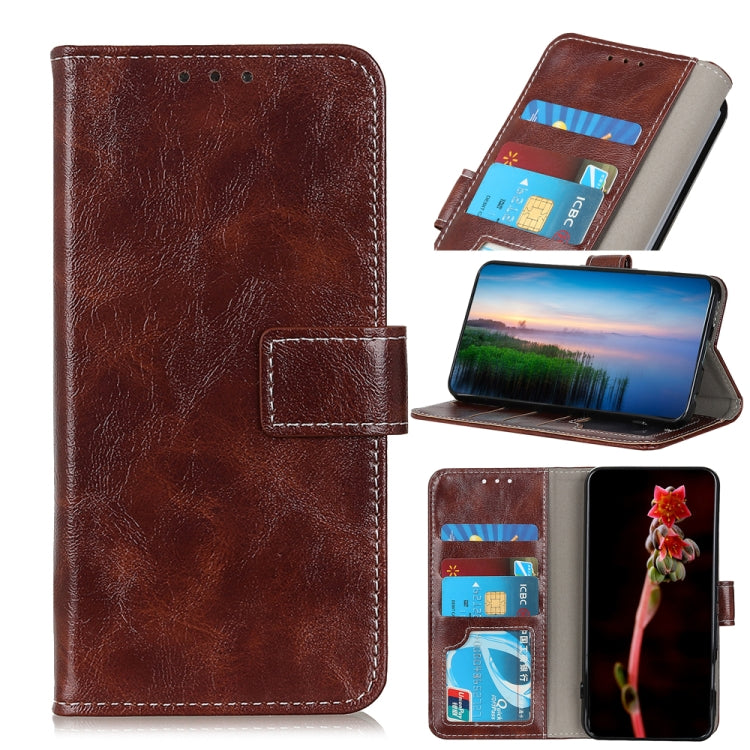 For Xiaomi 14 Pro Retro Crazy Horse Texture Leather Phone Case(Brown) - 14 Pro Cases by buy2fix | Online Shopping UK | buy2fix
