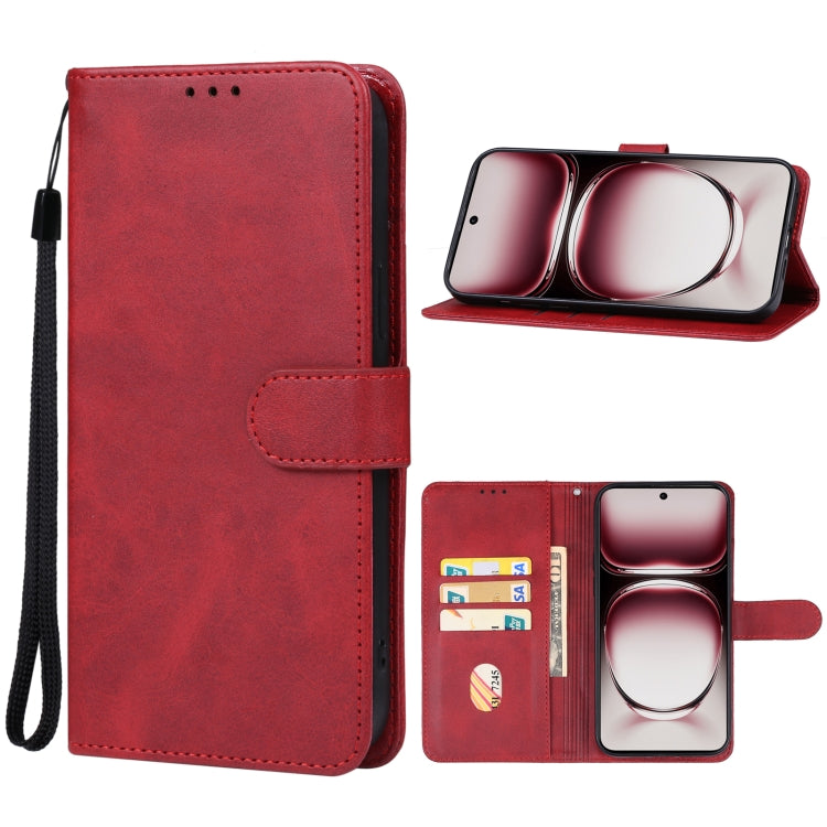 For OPPO Reno12 Pro China Leather Phone Case(Red) - OPPO Cases by buy2fix | Online Shopping UK | buy2fix