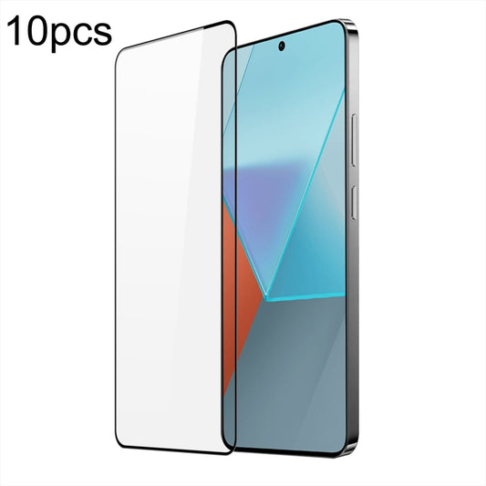 For Xiaomi Redmi Note 13 5G 10pcs DUX DUCIS 0.33mm 9H Medium Alumina Tempered Glass Film - Note 13 Tempered Glass by DUX DUCIS | Online Shopping UK | buy2fix