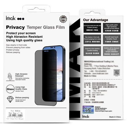 For Samsung Galaxy S24+ 5G imak HD Full Screen Anti-spy Tempered Glass Protective Film - Galaxy S24+ 5G Tempered Glass by imak | Online Shopping UK | buy2fix