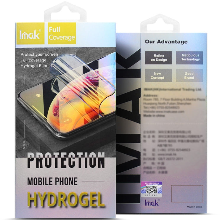 For vivo X Fold2 1 Sets imak Curved Full Screen Hydrogel Film (Outer Screen + Inner Screen) - vivo Cases by imak | Online Shopping UK | buy2fix