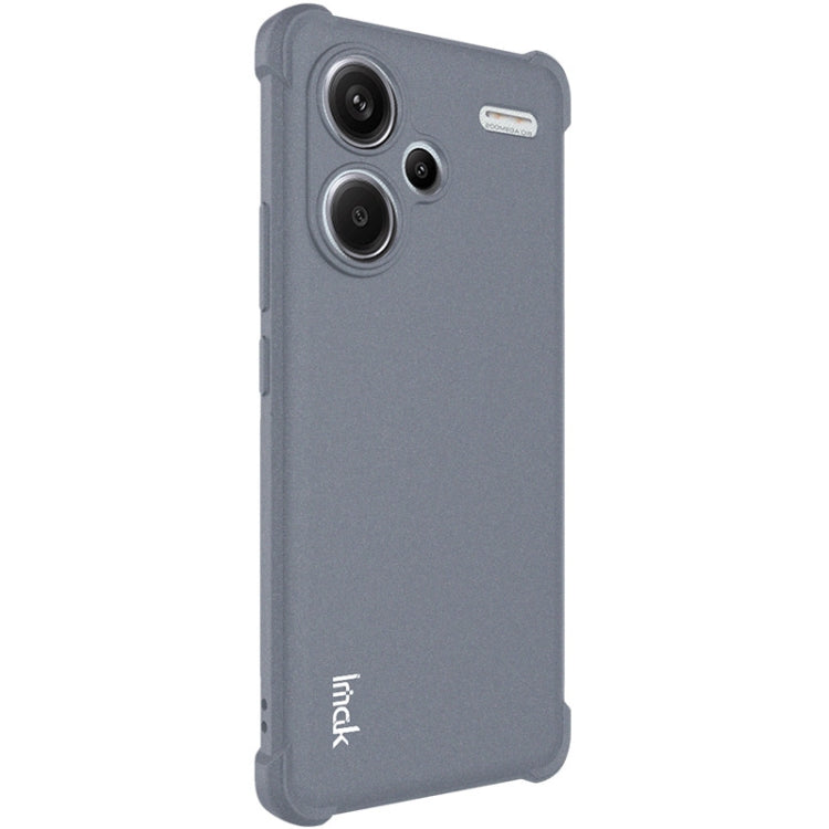 For Xiaomi Redmi Note 13 Pro 5G imak Shockproof Airbag TPU Phone Case(Matte Grey) - Note 13 Pro Cases by imak | Online Shopping UK | buy2fix