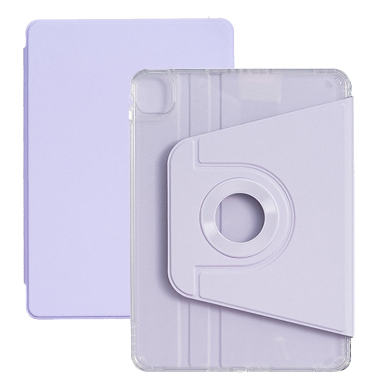 For iPad Pro 11 2024 Magnetic Split Leather Smart Tablet Case(Purple) - iPad Pro 11 2024 Cases by buy2fix | Online Shopping UK | buy2fix