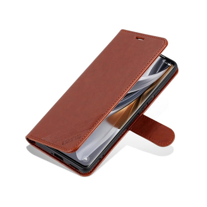 For Honor 200 AZNS Sheepskin Texture Flip Leather Phone Case(Brown) - Honor Cases by AZNS | Online Shopping UK | buy2fix