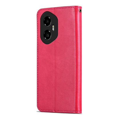 For Honor 300 AZNS Sheepskin Texture Flip Leather Phone Case(Red) - Honor Cases by AZNS | Online Shopping UK | buy2fix