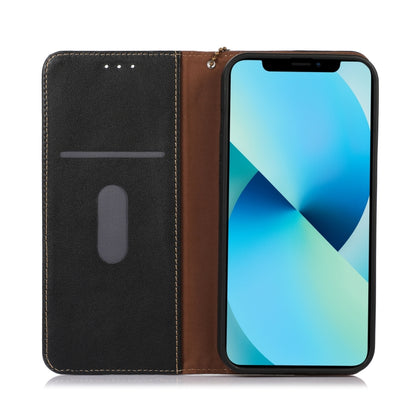 For iPhone 16 Pro Max KHAZNEH Nappa Top Layer Cowhide Leather Phone Case(Black) - iPhone 16 Pro Max Cases by buy2fix | Online Shopping UK | buy2fix