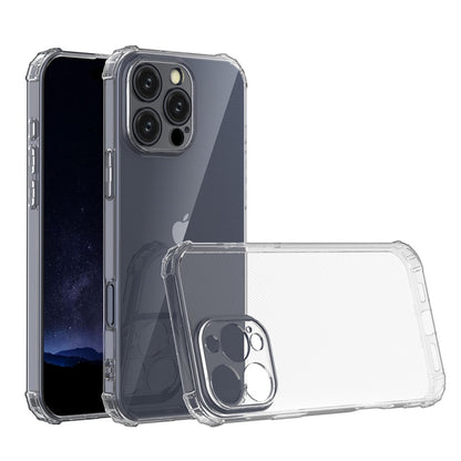 For iPhone 16 Pro Four-Corner Shockproof Clear TPU Phone Case(Transparent) - iPhone 16 Pro Cases by buy2fix | Online Shopping UK | buy2fix