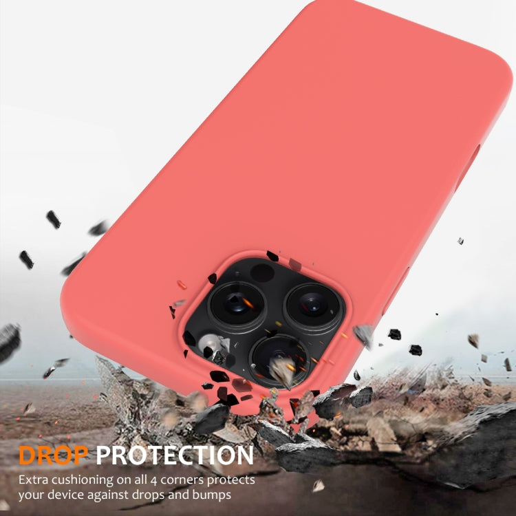 For iPhone 16 Pro Max Shockproof Silicone Magsafe Phone Case(Pink Orange) - iPhone 16 Pro Max Cases by buy2fix | Online Shopping UK | buy2fix