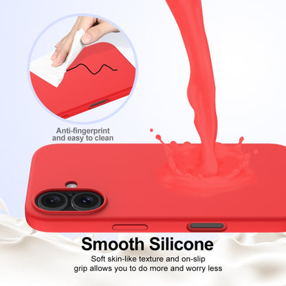 For iPhone 16 Shockproof Silicone Magsafe Phone Case(Red) - iPhone 16 Cases by buy2fix | Online Shopping UK | buy2fix