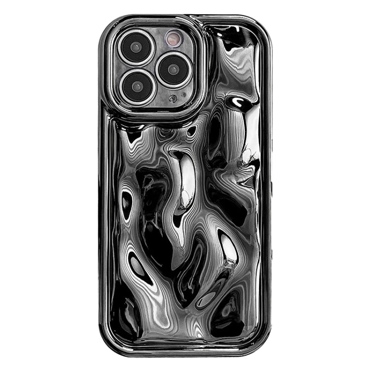 For iPhone 16 Pro Electroplating Meteorite Texture TPU Phone Case(Black) - iPhone 16 Pro Cases by buy2fix | Online Shopping UK | buy2fix