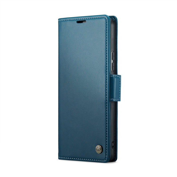 For Realme 11 Pro/11 Pro+ CaseMe 023 Butterfly Buckle Litchi Texture RFID Anti-theft Leather Phone Case(Blue) - Realme Cases by CaseMe | Online Shopping UK | buy2fix