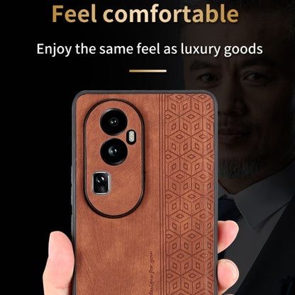 For OPPO Reno10 Pro+ AZNS 3D Embossed Skin Feel Phone Case(Black) - OPPO Cases by AZNS | Online Shopping UK | buy2fix