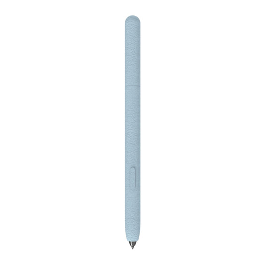 For Samsung Galaxy Tab S6 Lite LOVE MEI Frosted Leather Texture Silicone Protective Pen Case(Blue) - Pencil Accessories by LOVE MEI | Online Shopping UK | buy2fix