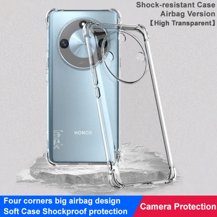 For Honor X50 5G imak Shockproof Airbag TPU Phone Case(Transparent) - Honor Cases by imak | Online Shopping UK | buy2fix