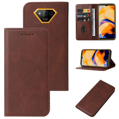 For Ulefone Armor X13 Magnetic Closure Leather Phone Case(Brown) - Ulefone Cases by buy2fix | Online Shopping UK | buy2fix