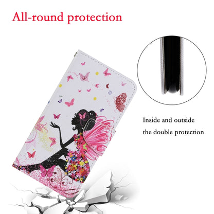 For iPhone 16 Pro Max 3D Colored Drawing Flip Leather Phone Case(Dance Girl) - iPhone 16 Pro Max Cases by buy2fix | Online Shopping UK | buy2fix